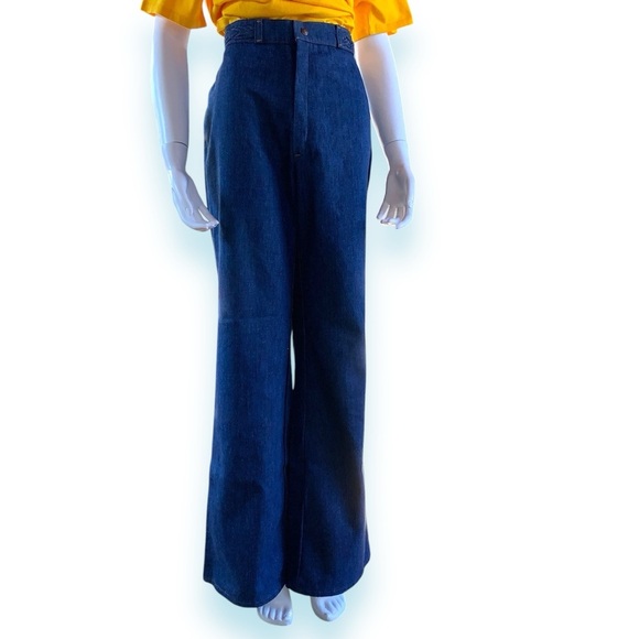 Vintage 70s Levi’s Orange Tab High Rise Bell Bottom Jeans Deadstock USA Sz 29 - Picture 15 of 16